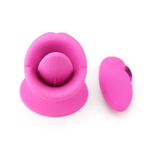 Oscillating tongue Remote control suction cup tongue vibrator - Xoxomoving