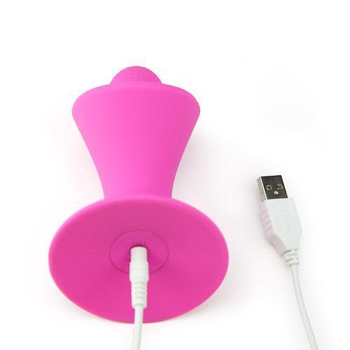 Oscillating tongue Remote control suction cup tongue vibrator - Xoxomoving