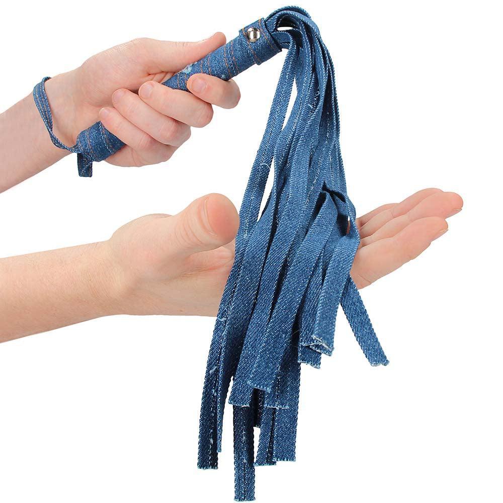 Ouch! Roughened Denim Flogger - Xoxomoving