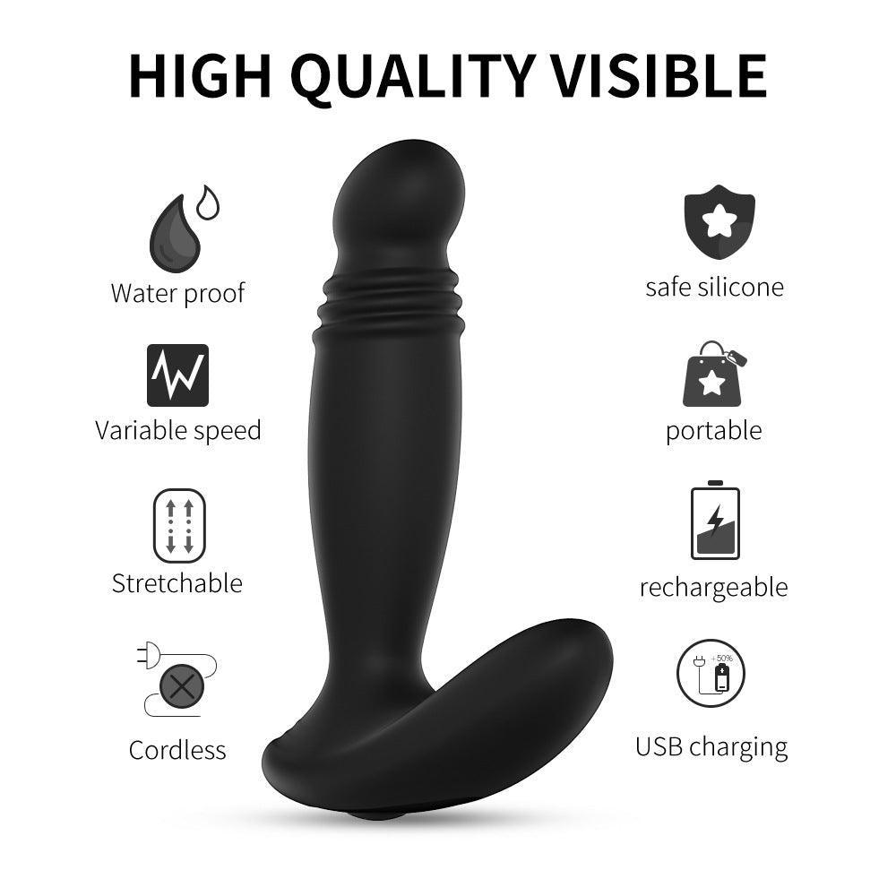 P-spot stroker Thrusting P-spot vibrator - Xoxomoving