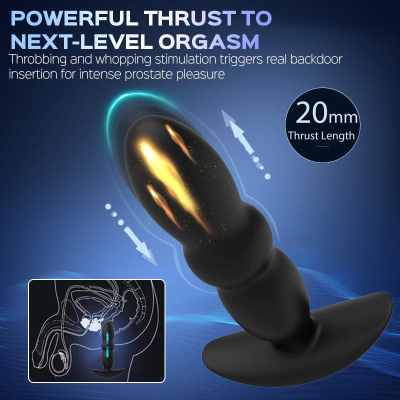 Pablo - Remote Control Thrusting Prostate Massager Butt Plug - Xoxomoving