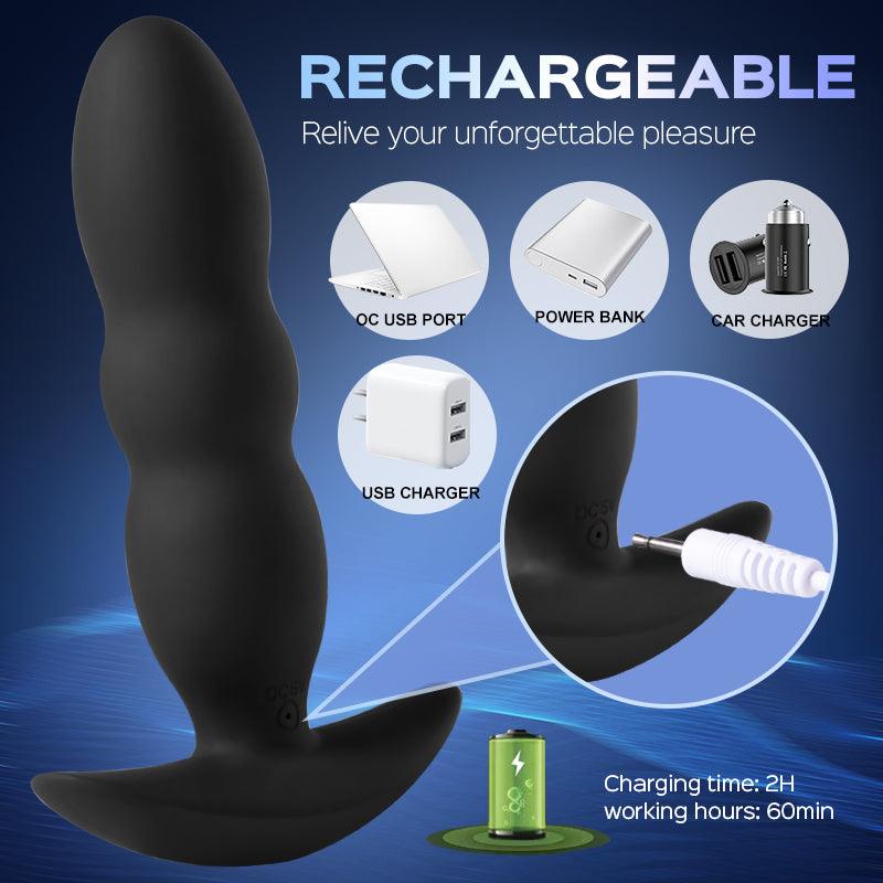 Pablo - Remote Control Thrusting Prostate Massager Butt Plug - Xoxomoving