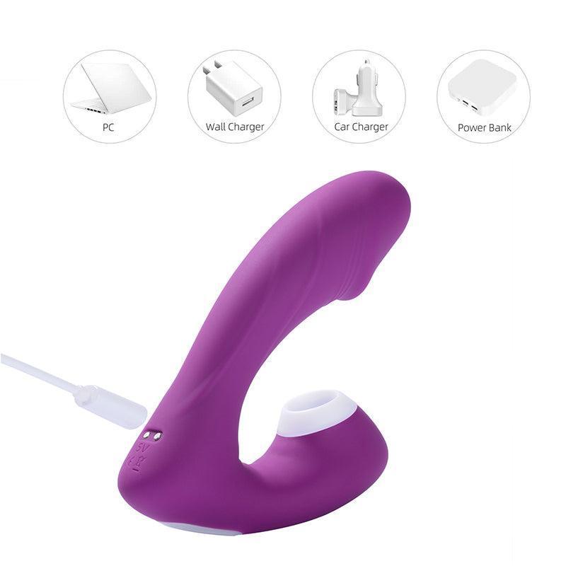 Paula Remote Clit Sucking G-Spot Vibrator - Ultimate Pleasure Combo - Xoxomoving