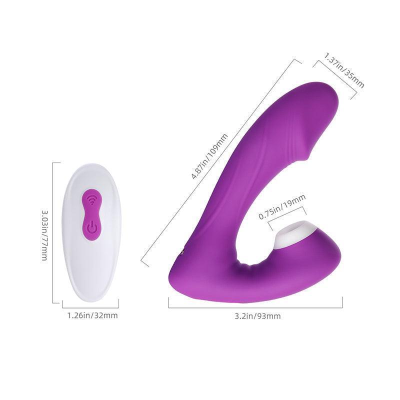 Paula Remote Clit Sucking G-Spot Vibrator - Ultimate Pleasure Combo - Xoxomoving