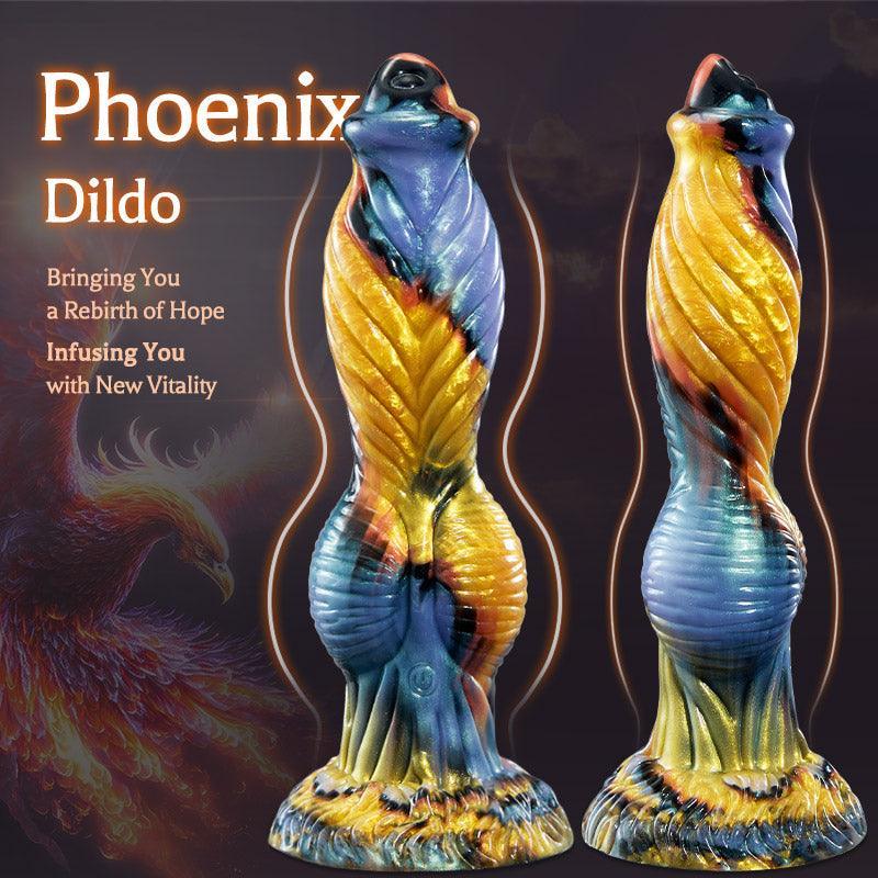 Phoenix - Animal Texture 7 Thrusting Vibrating Big Sucker Monster Dildo 10.23 Inch - Xoxomoving