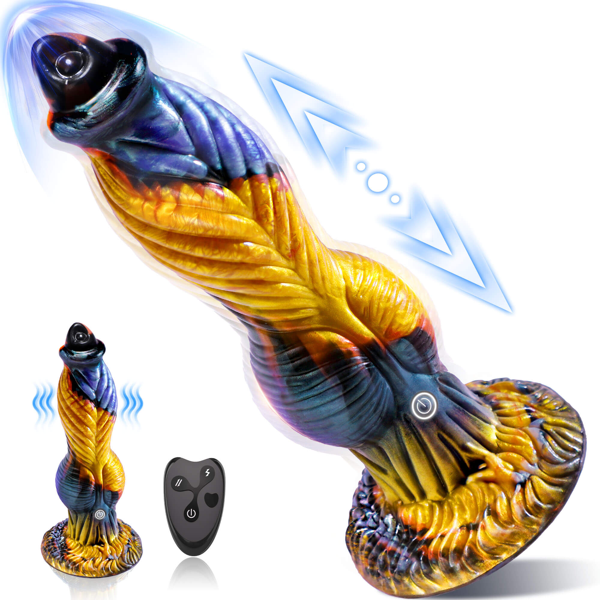 Mythical Fantasy Dildo – Textured, Motorized, & App-Controlled Xoxomoving
