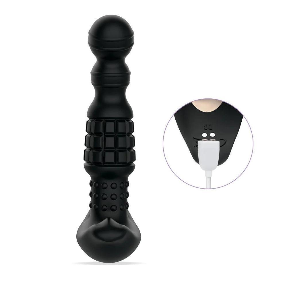 Pineapple Man Prostate Massager - Rolling Bead Vibrations for Ultimate Pleasure - Xoxomoving