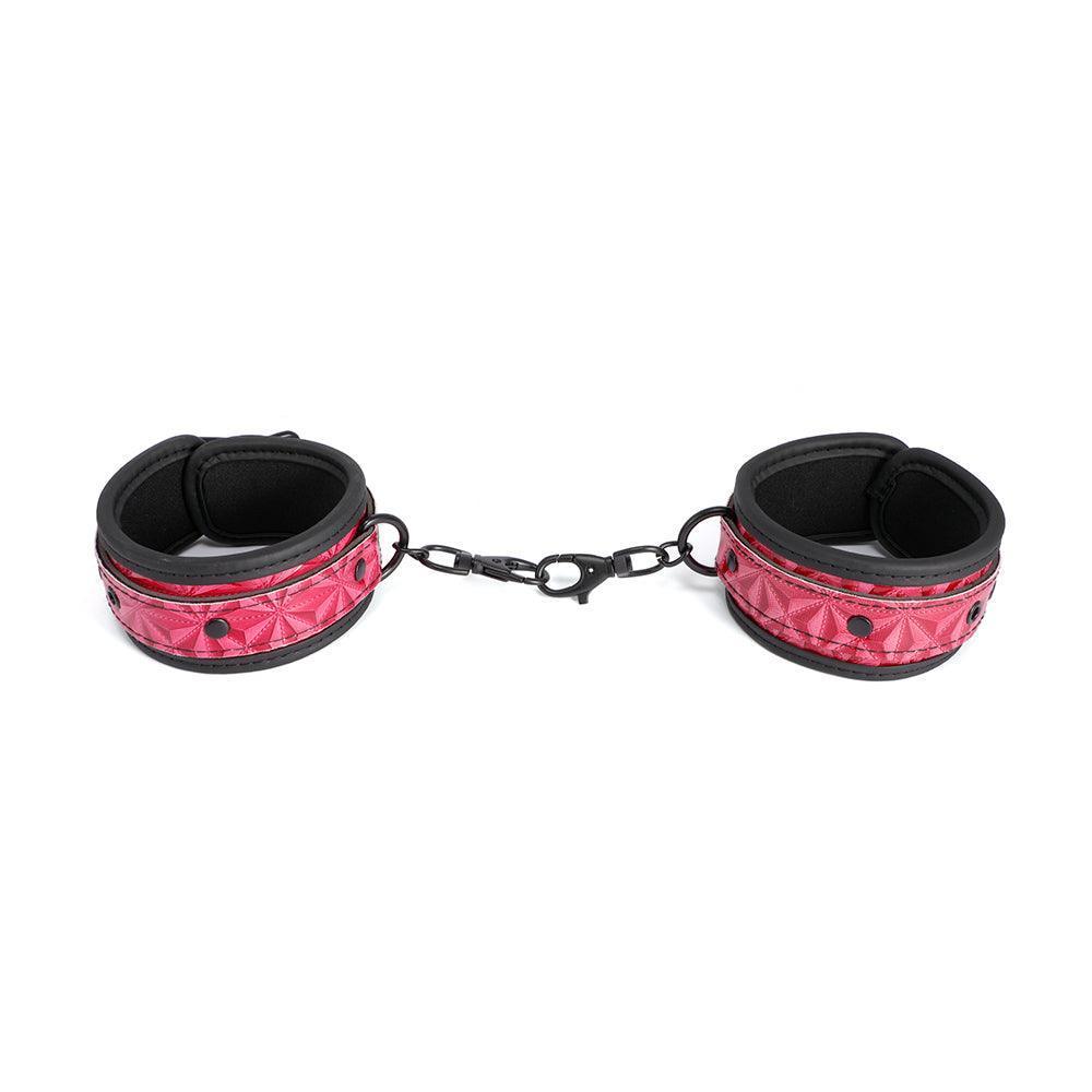 Pink Ankle Cuffs for Kinky Play - Xoxomoving