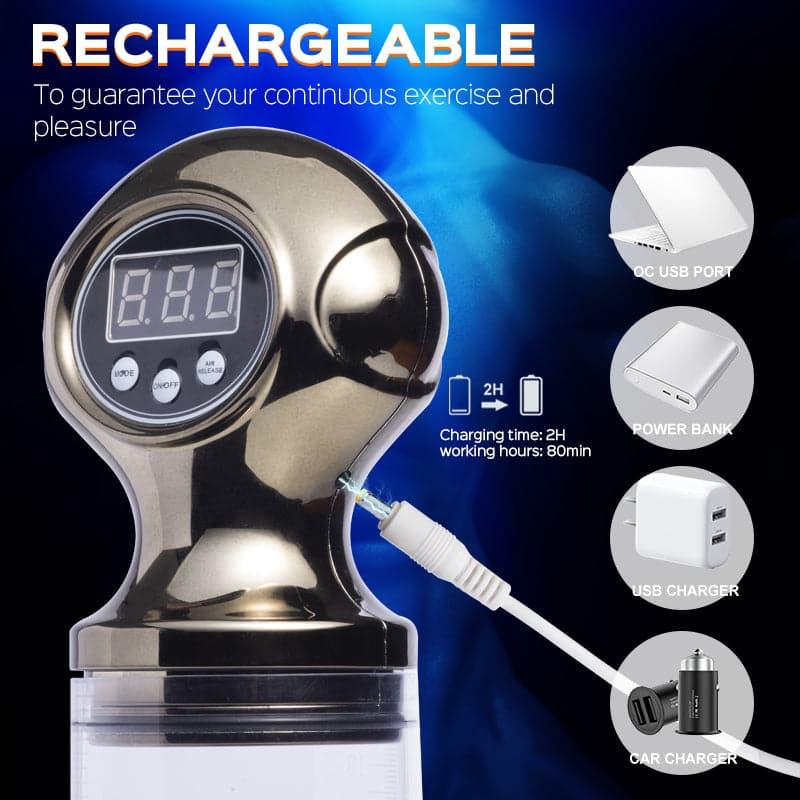 Pipe - Automatic Electric Penis Enlarger Pump - Xoxomoving