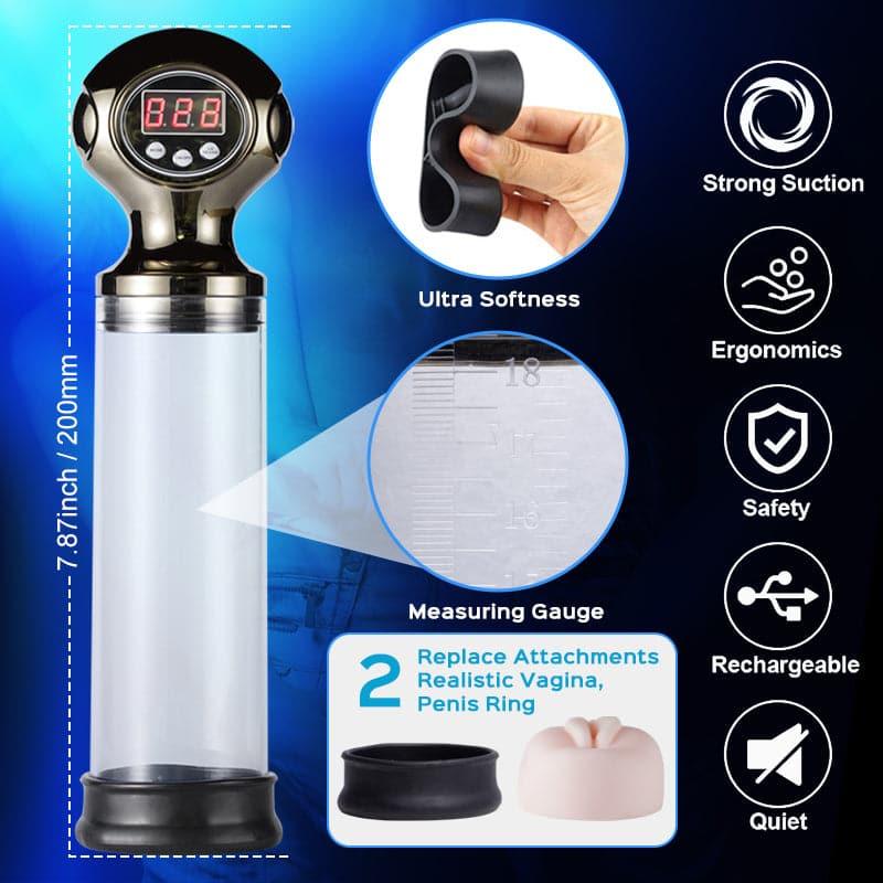 Pipe - Automatic Electric Penis Enlarger Pump - Xoxomoving