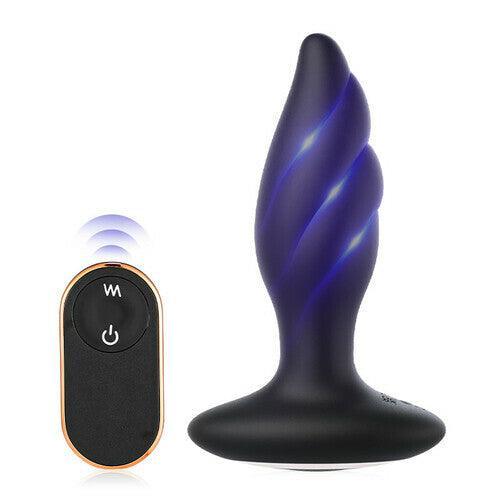 Plume Large Size 9 Vibration Anal Vibrator Butt Plug - Xoxomoving