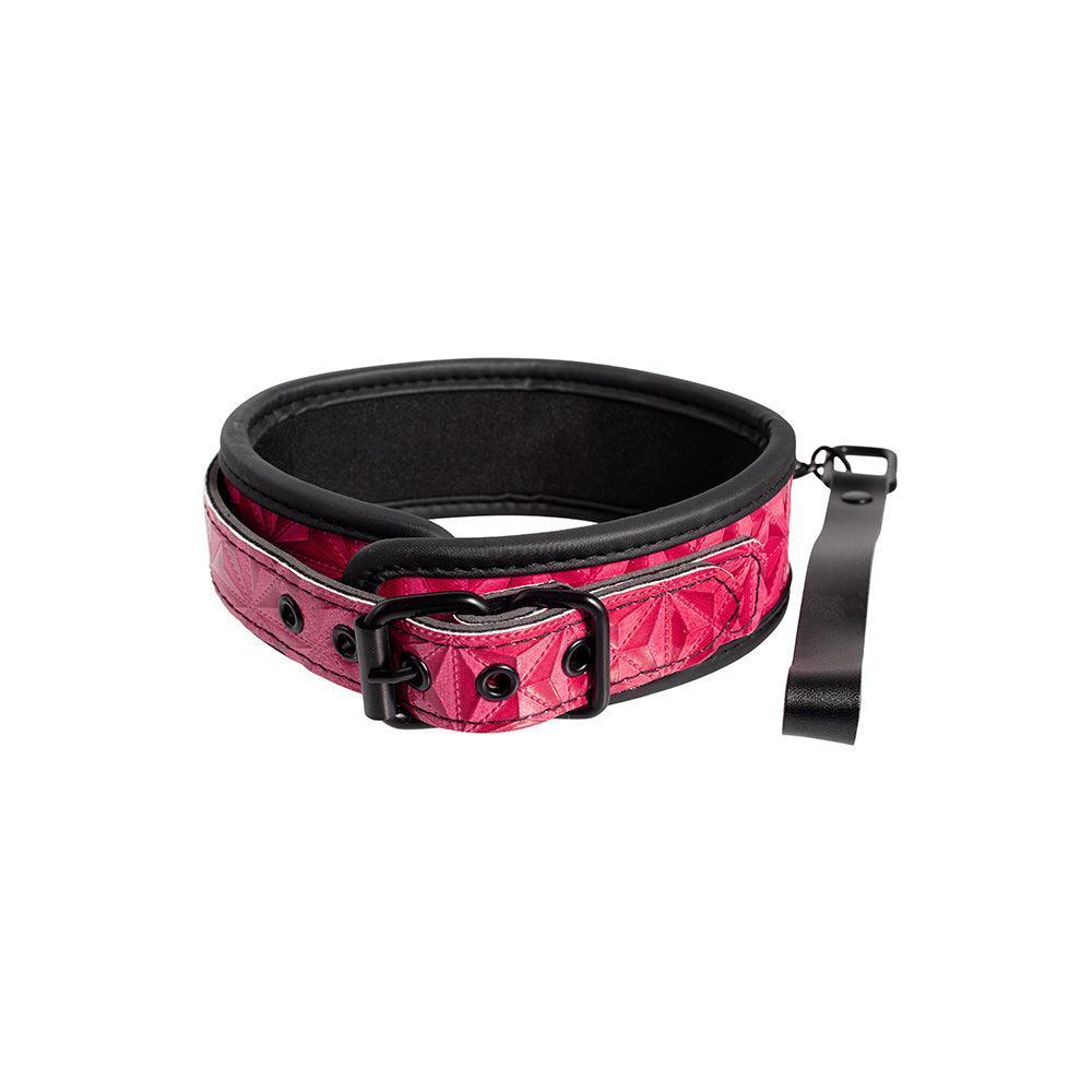 Power Play Collar and Leash - Enhance Your Bondage Play in Pink - Xoxomoving