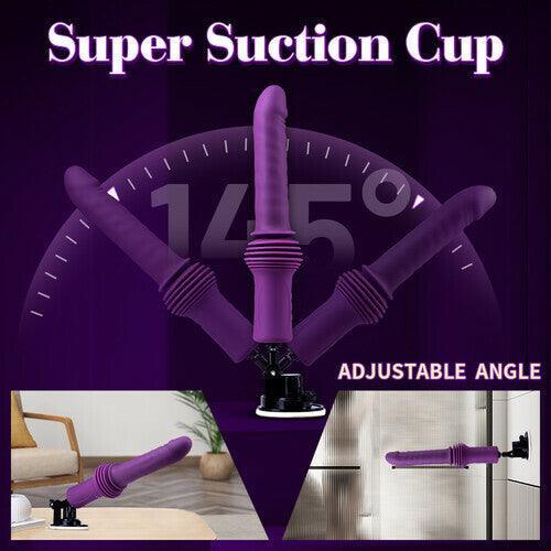 Powerful 145 Inch Adjustable Base Heating Thrusting Vibrating Dildo Machine 11.81 Inch - Xoxomoving