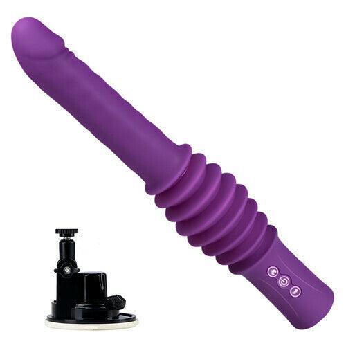 Powerful 145 Inch Adjustable Base Heating Thrusting Vibrating Dildo Machine 11.81 Inch - Xoxomoving