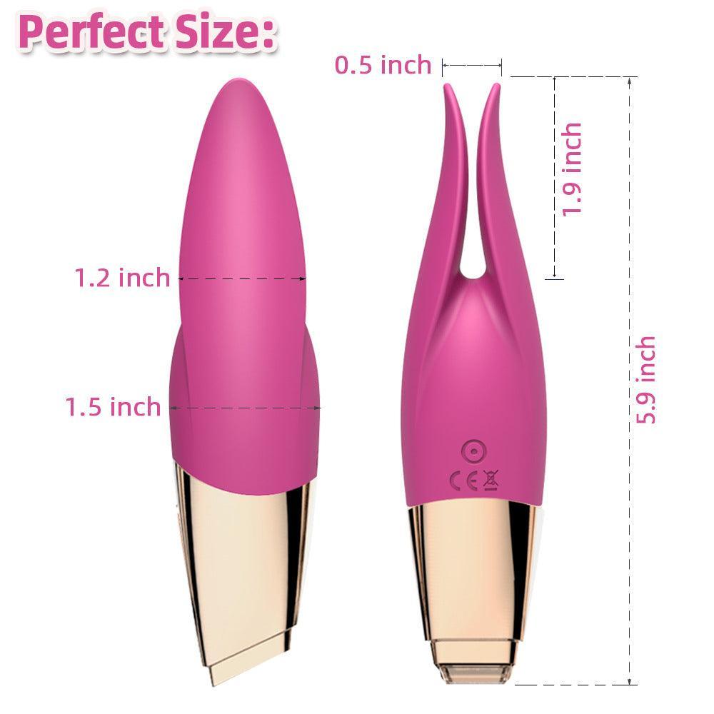 Powerful Fluttering Tongue Vibrator | Clit Tickling Pleasure Vibe - Xoxomoving