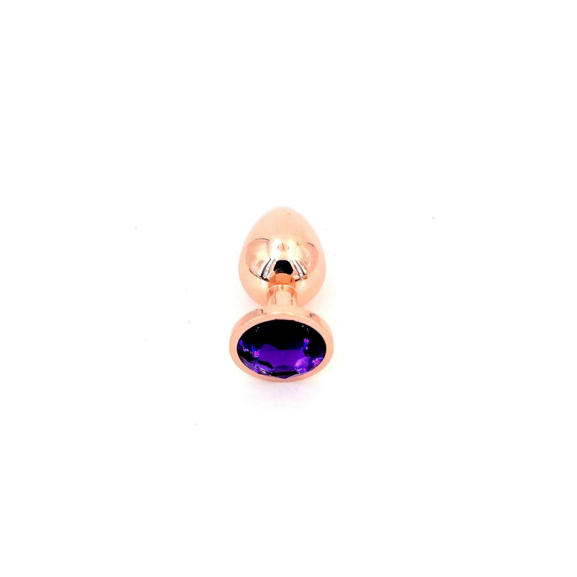 Prism Pleasure Plugs - Metal Butt Plugs with Gemstone Accent - Xoxomoving