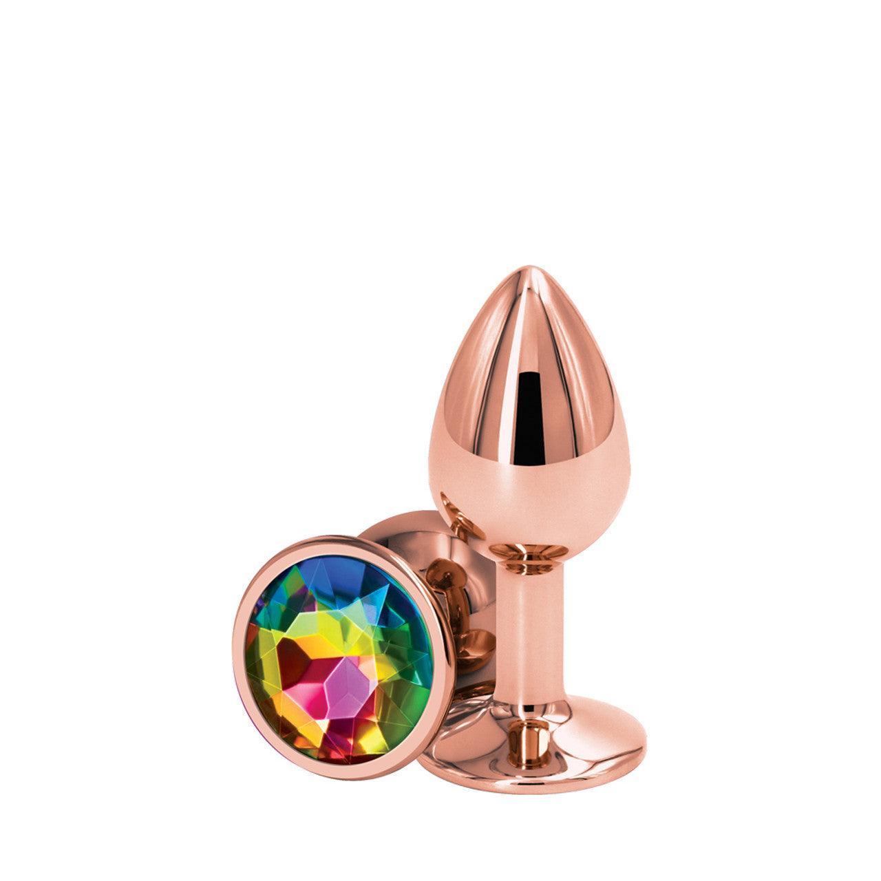 Prism Pleasure Plugs - Metal Butt Plugs with Gemstone Accent - Xoxomoving