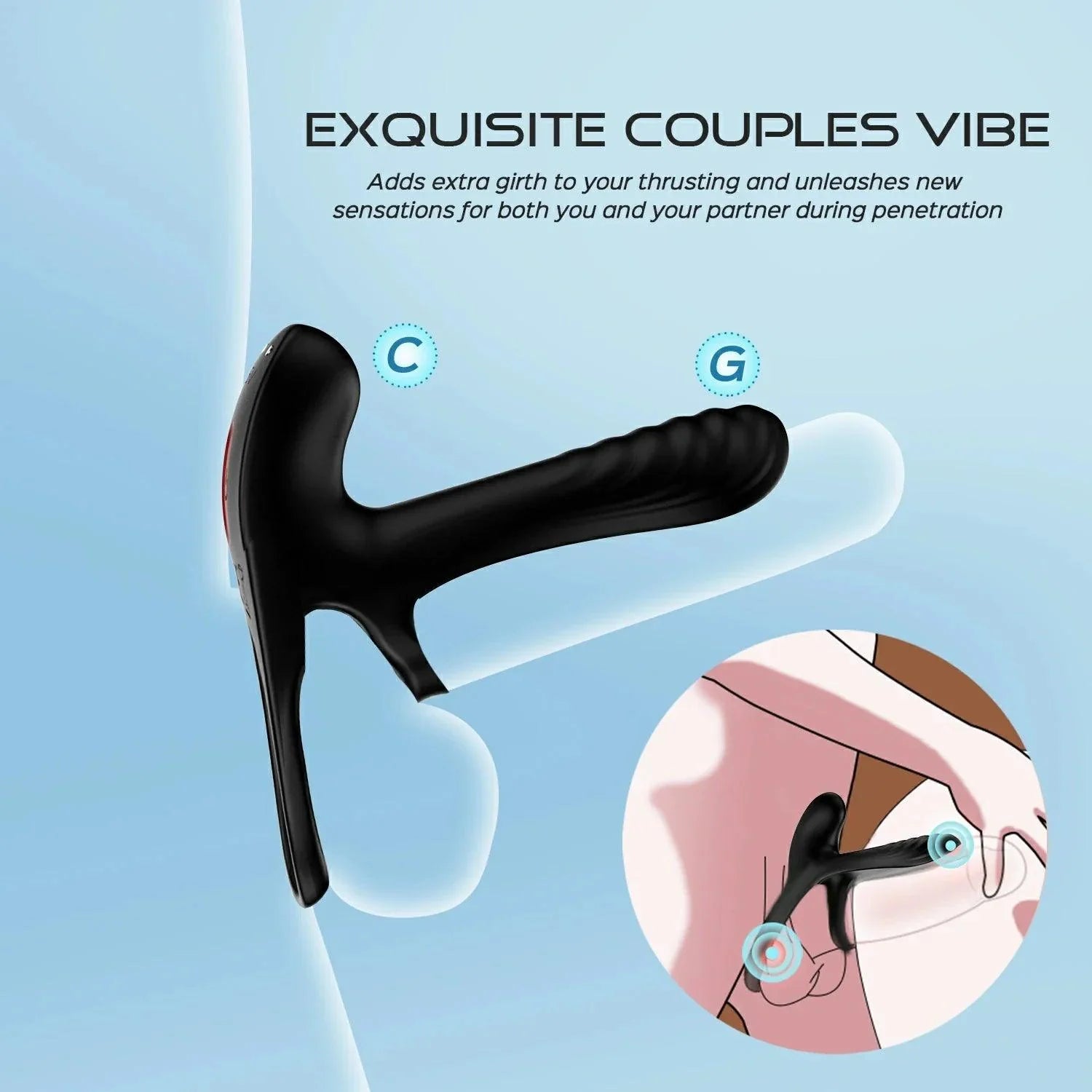 Pulse - Electric Cock Girth Sleeve - Xoxomoving