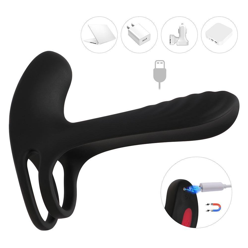 Pulse Vibrating Penis Sleeve with Remote - Intense Pleasure Enhancer - Xoxomoving