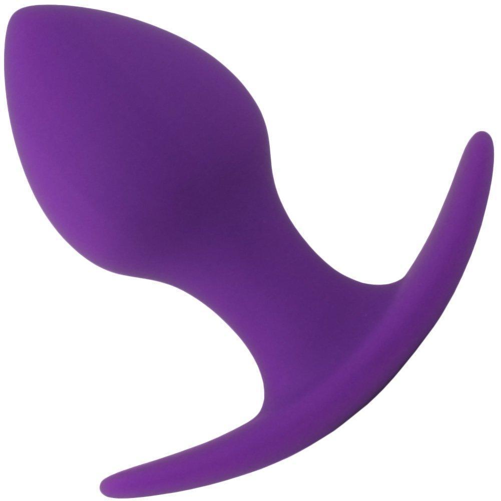 Purple Silicone Anal Plug - Flexible Neck! - Xoxomoving