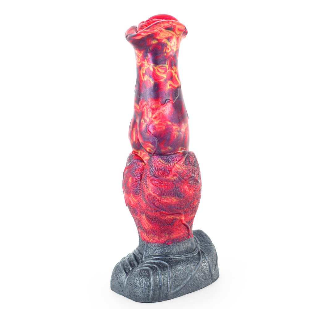 Pyrois 9 Inch Silicone Horse Dildo with Knot Xoxomoving