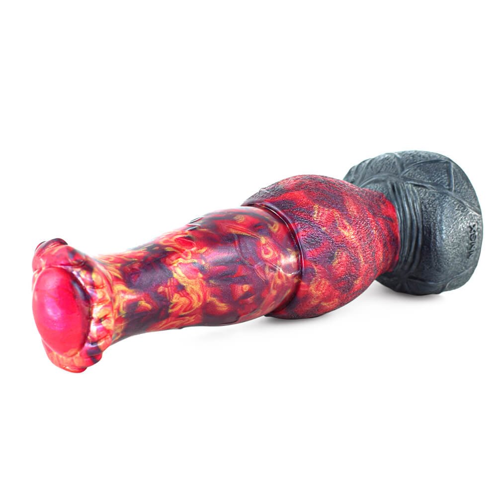 Pyrois 9 Inch Silicone Horse Dildo with Knot Xoxomoving