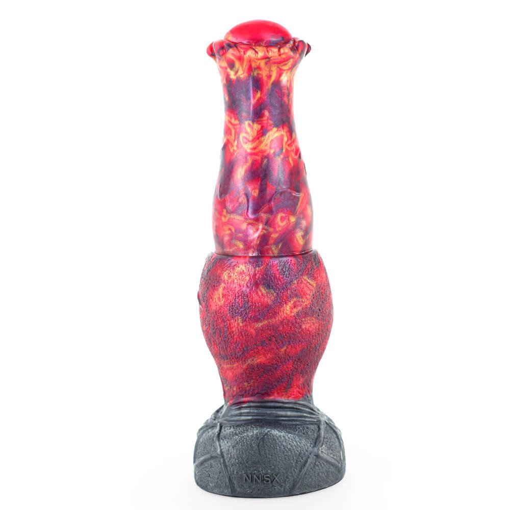 Pyrois 9 Inch Silicone Horse Dildo with Knot Xoxomoving