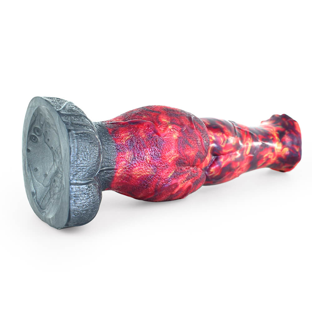 Pyrois 9 Inch Silicone Horse Dildo with Knot Xoxomoving