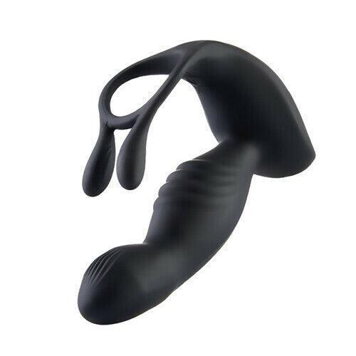 Rabbit Ears - 10 Vibrating Heating Remote Control Prostate Massage Anal Vibrator - Xoxomoving