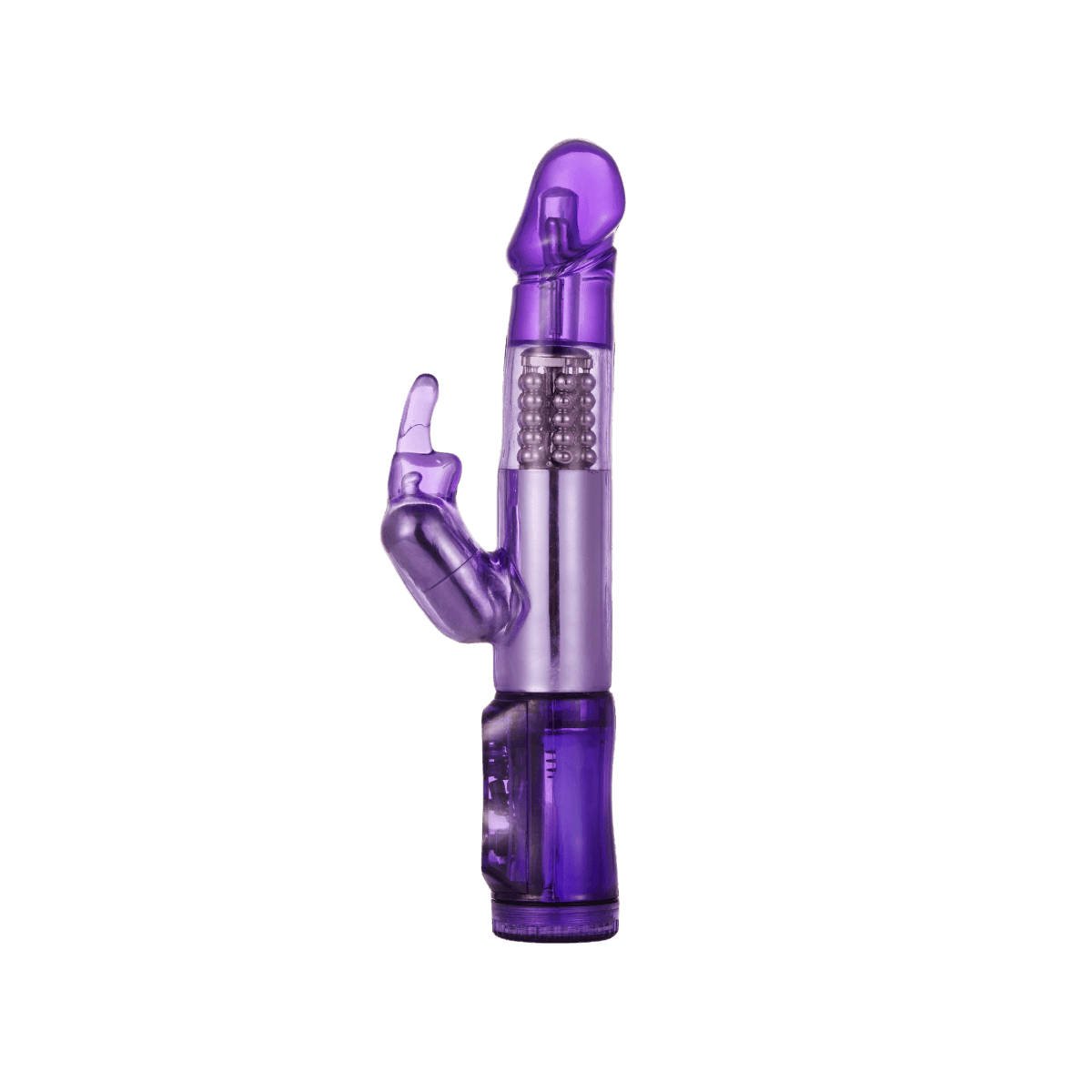 Rabbit Vibrator With 5 Rows Of Rotating Beads - Xoxomoving