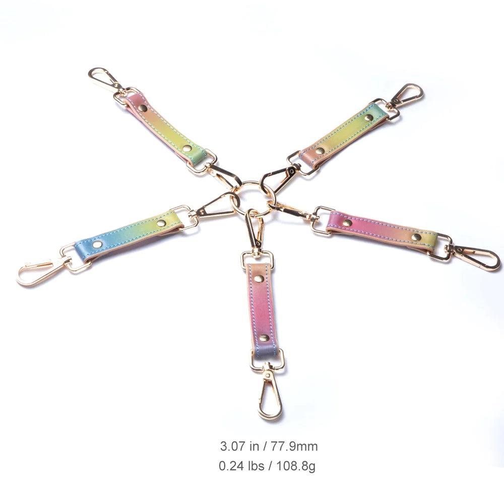 Rainbow Dog Role Play Bondage Set - Explore Your Fantasies with Style - Xoxomoving