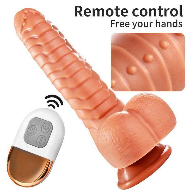 RATTLESNAKE 5 Vibrating 3 Thrusting Heating Function Fantastic Dildo - Xoxomoving