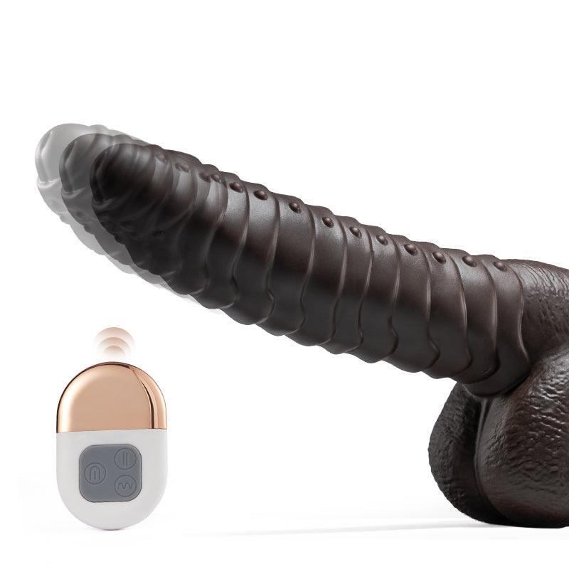 RATTLESNAKE 5 Vibrating 3 Thrusting Heating Function Fantastic Dildo - Xoxomoving