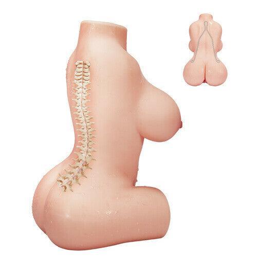 Realistic 7" Dildo with Flexible Spine for Lifelike Pleasure