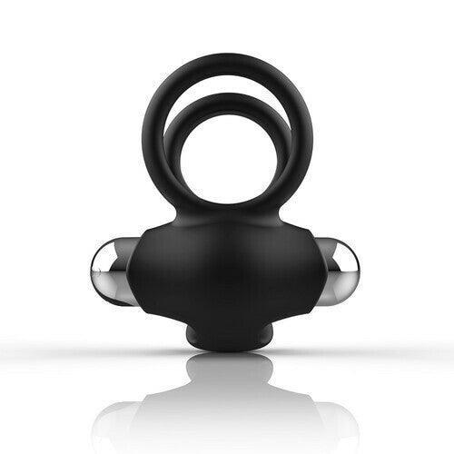 Rechargeable Vibrating Dual Cock Rings - Xoxomoving