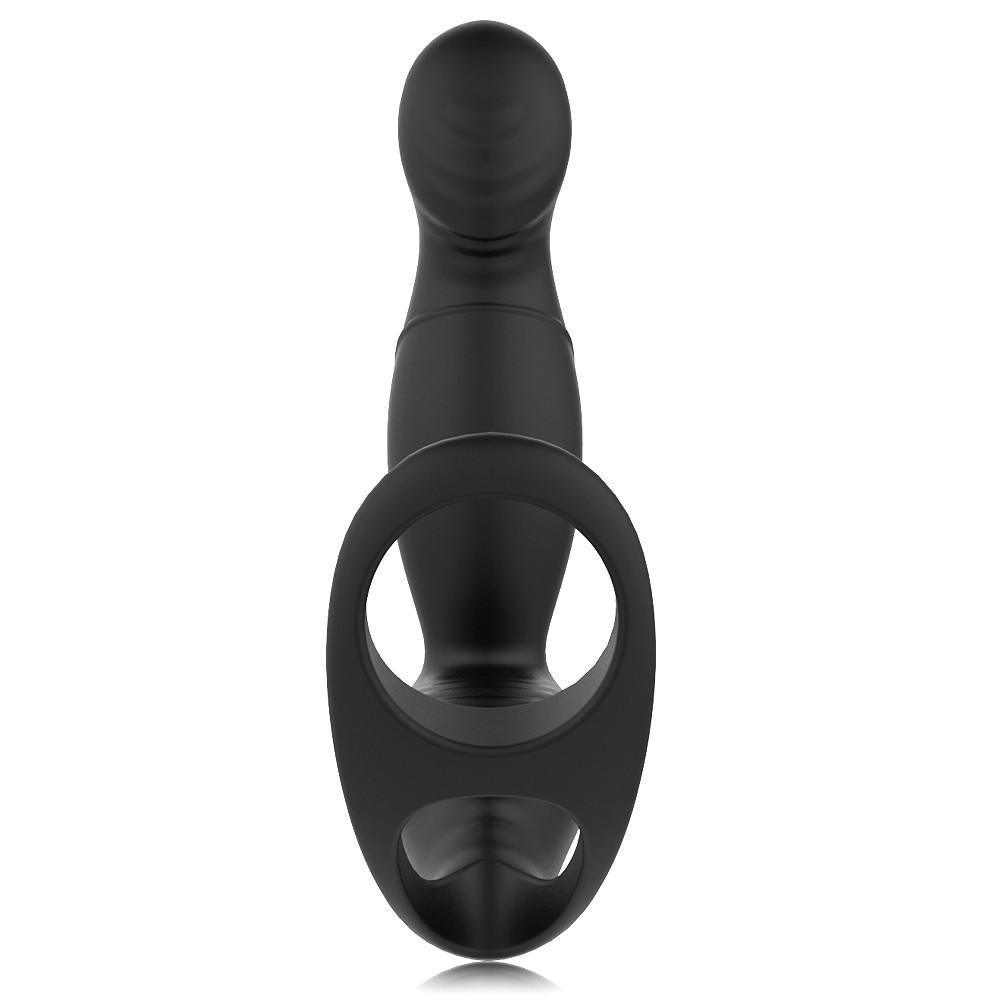 Remote Control Prostate Vibe with Penis Ring - Xoxomoving