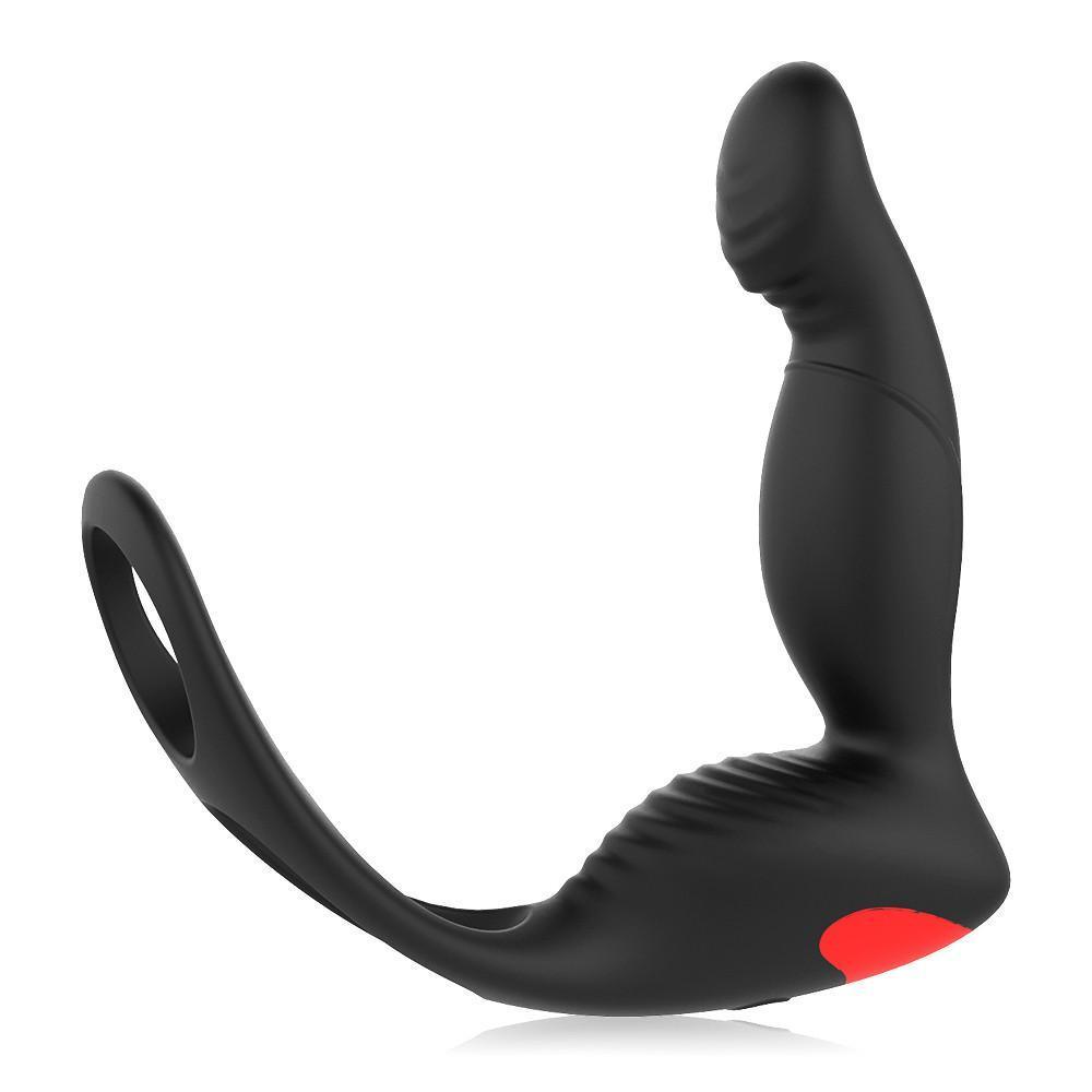 Remote Control Prostate Vibe with Penis Ring - Xoxomoving