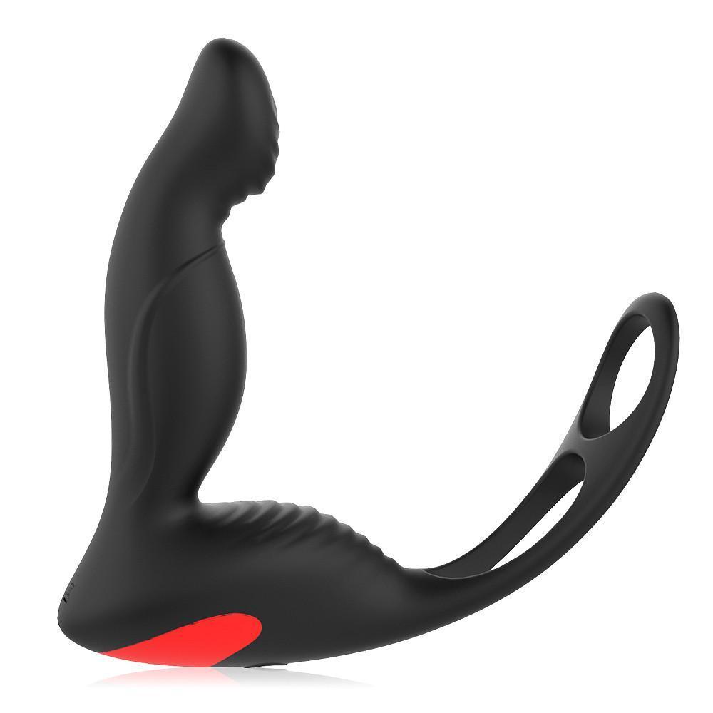 Remote Control Prostate Vibe with Penis Ring - Xoxomoving