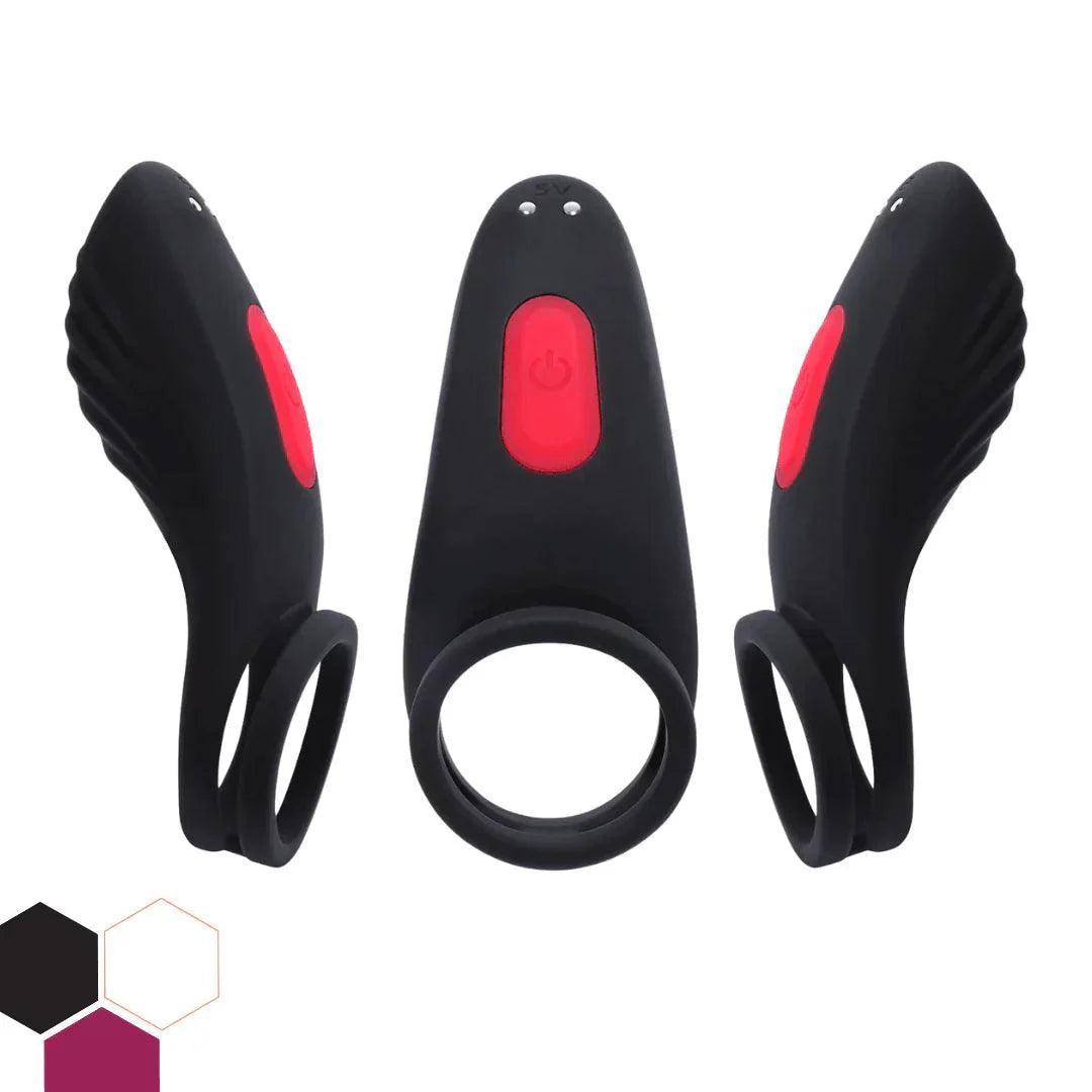 Remote Controlled Vibrating Dual Ring - Xoxomoving