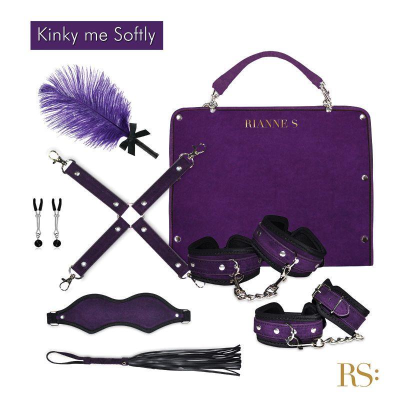 Rianne S Kinky Me Softly Bondage Kit - Purple - Xoxomoving