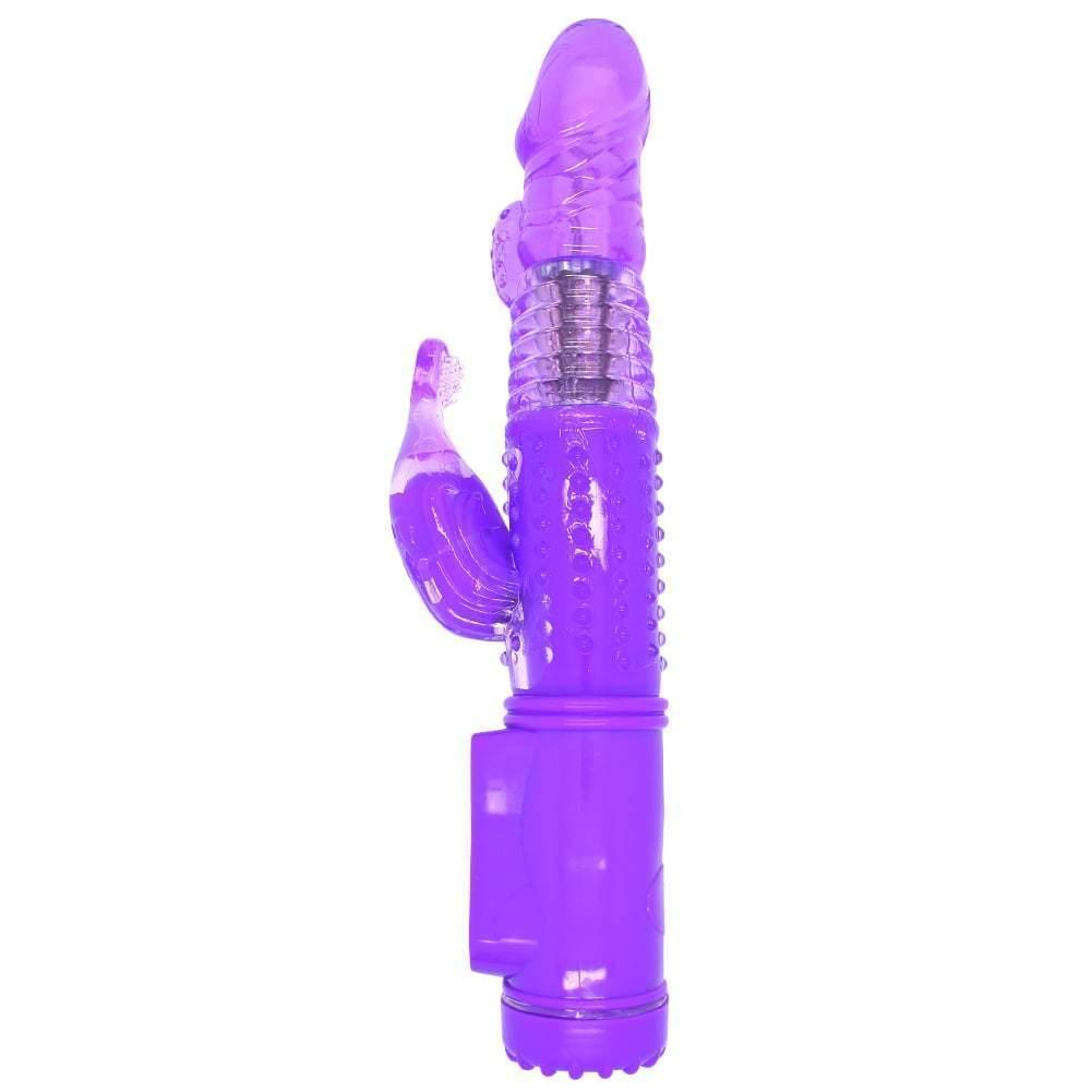 Ribbed Rotating Rabbit Vibe - Xoxomoving