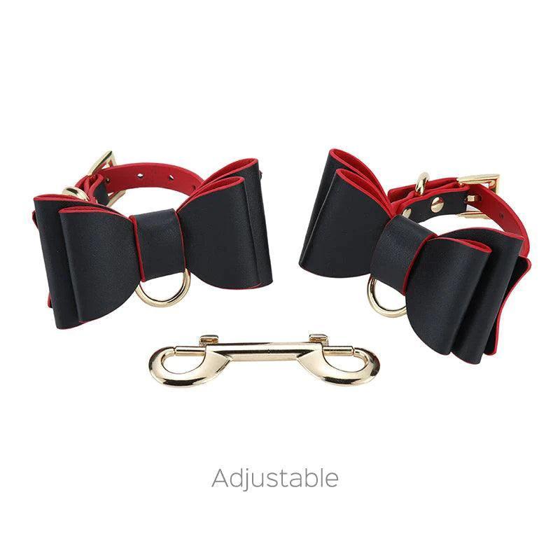 Ribbon Faux Leather Beginners Bondage Set - Explore the World of Sensual Restraint - Xoxomoving