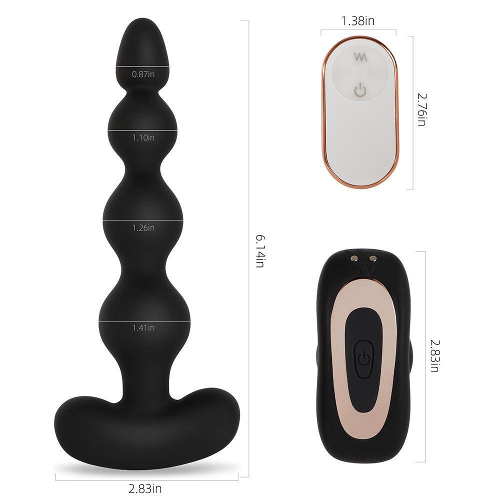 Ripple Vibrating Anal Bead - Explore Sensational Pleasure - Xoxomoving