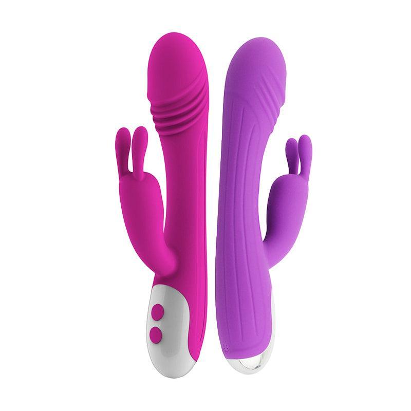 Rippled High Quality G-Spot Rabbit Massager - Xoxomoving