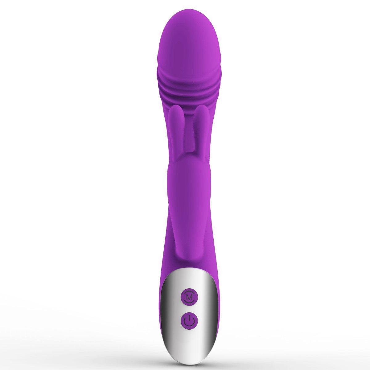 Rippled High Quality G-Spot Rabbit Massager - Xoxomoving