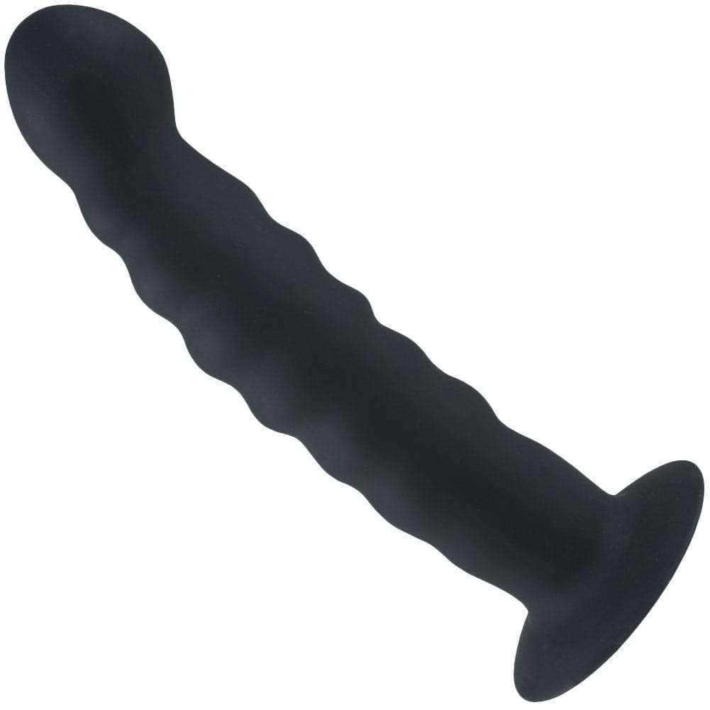 Rippled Silicone Probe - Suction Cup for Hands-Free Fun! - Xoxomoving