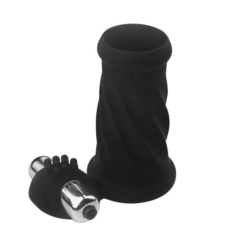 Rippled Vibrating Silicone Cock Cage - Xoxomoving