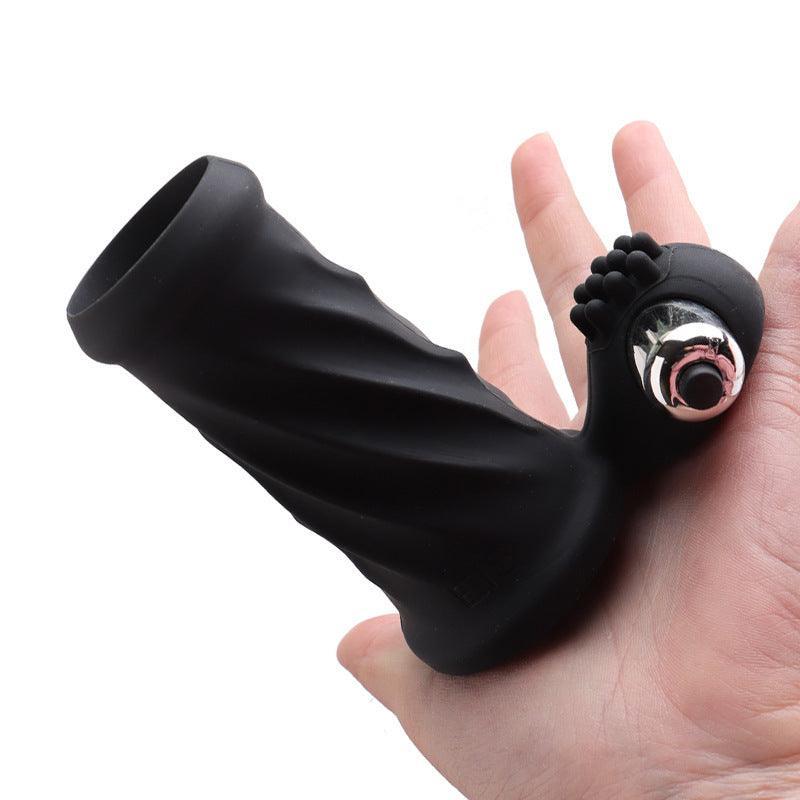 Rippled Vibrating Silicone Cock Cage - Xoxomoving