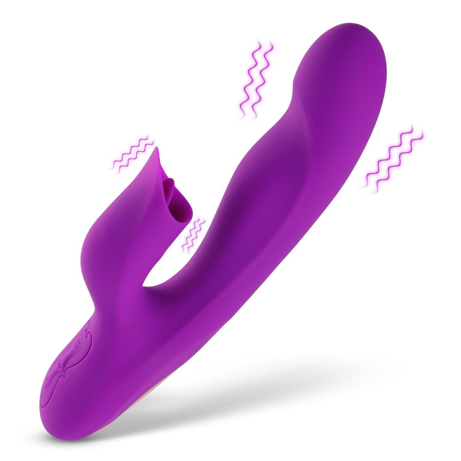 Risque - G Spot Vibrator with Clit Licker - Xoxomoving