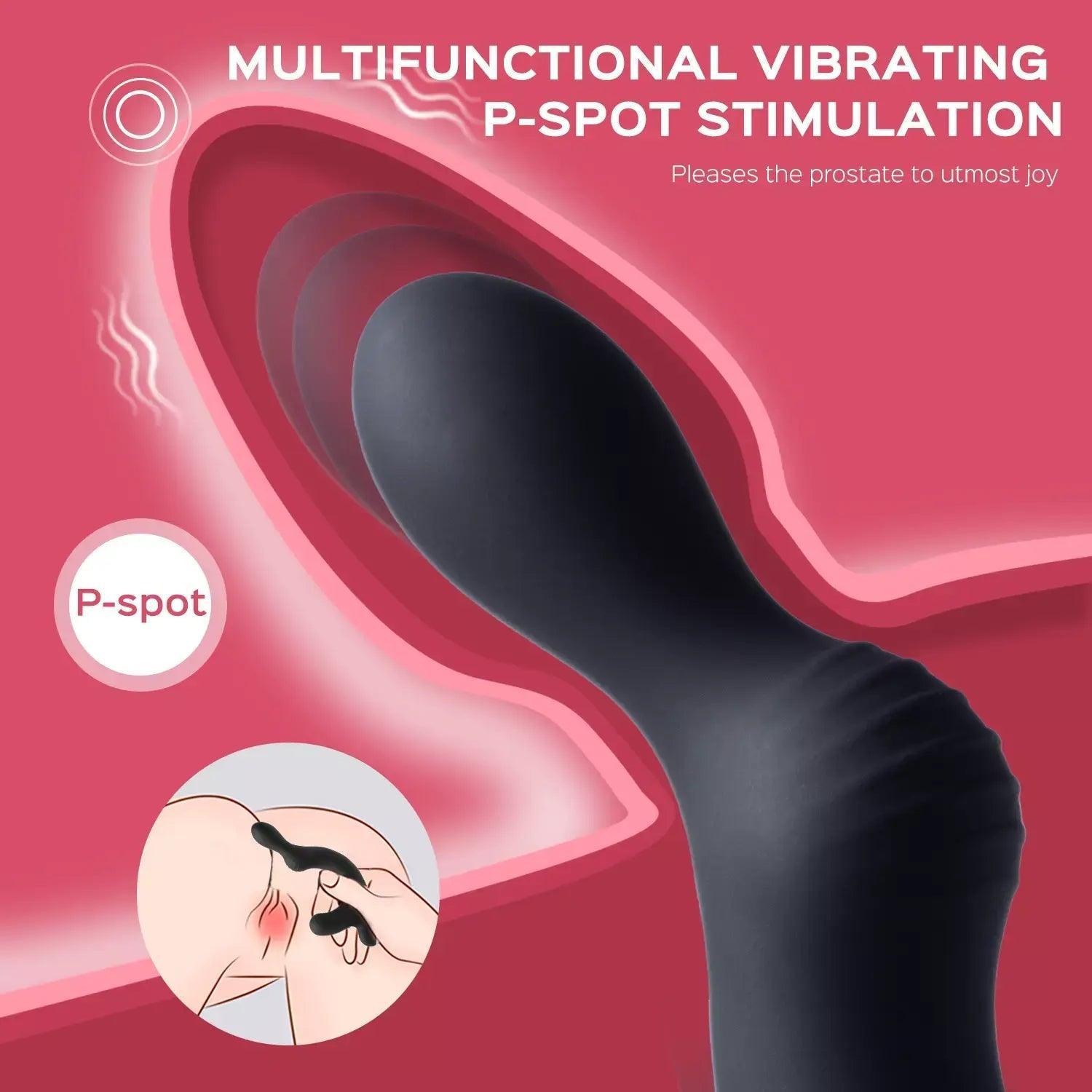 Rocky Vibrating Perineum Scrotum Stimulator - Xoxomoving